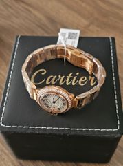 Ballon Bleu de Cartier Rose Gold - Diamond Watch 33mm - Superclone Replica αντίγραφο 1:1