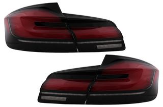 Fotistiká Píso Fóta LED katállhla gia BMW Seirá 5 F10 (2011-2017) me Anabáthmish Dunamikó Sequential Turning Light se Schediasmós LCI G30
