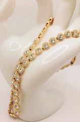 Swarovski Κολιέ Una Angelic Στρογγυλή κοπή Επιχρυσωμένο A9086 TIMH 280 ΕΥΡΩ