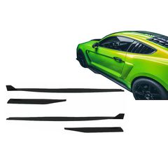 Add-On Plaϊná Kit Extensions Diairovmena plaϊná píso fóta katállhla gia Ford Mustang Mk6 VI Sixth Generation (2015-2020) GT 500 Schediasmós