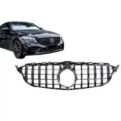 Emprós Grília katállhlh gia Mercedes C-Class W205 Sedan S205 T-Modell A205 Cabriolet C205 Koupé Ananéosh (03.2018-2020) Mavro