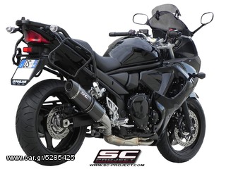 Εξάτμιση Τελικό Sc Project Oval Black stainless steel with carbon cap SUZUKI  GSX1250F  TRAVELLER