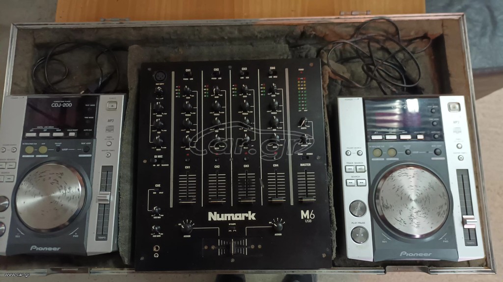 Pioneer DJ Set – 2× CDJ-200 + Numark M6 USB + Flight Case (Έτοιμο Setup)