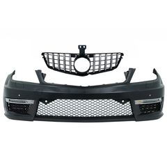 Emprós Profulaktíras katállhlos gia Mercedes C-Class W204 (2012-up) C63 Ananéosh Look me Emprós Grília GT-R Panamericana Chrom