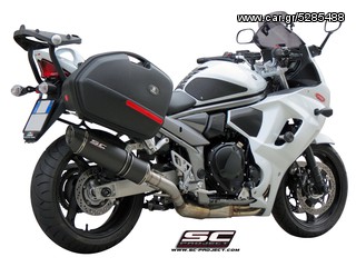 Εξάτμιση τελικό Sc Project Oval Titanium with carbon cap SUZUKI  GSX1250F  TRAVELLER (για χρήση με πλαινές βαλίτσες)