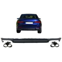 Píso Profulaktíras diachvths me ákra exátmishs katállhlos gia Audi A6 C8 4K Avant Sedan (2018-up) S6 Schediasmós Mat Mavro
