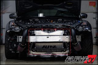 AMS Performance 2009+ Nissan R35 GTR Alpha Race Front Mount Intercooler Kit w/Logo Model Year:2009-2011