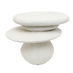 EXOTIC SIDE TABLE ΛΕΥΚΟ 61x42x46cm