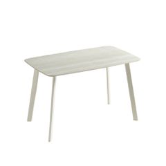 JOIN ME ΤΡΑΠΕΖΙ BEIGE ΜΕ ΟΨΗ ΜΑΡΜΑΡΟΥ 120x70x76.5cm