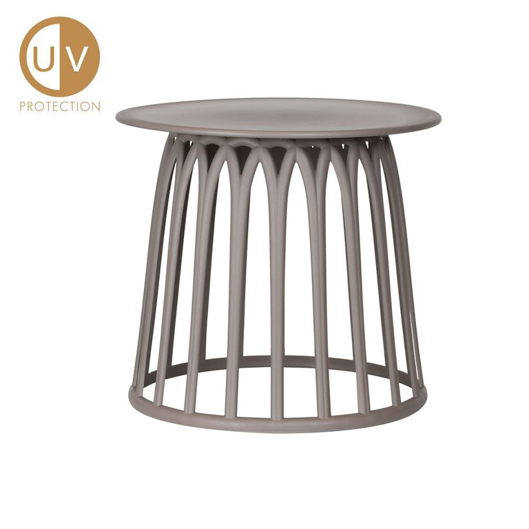 BASKET SIDE TABLE CAPPUCCINO 49.5x49.5x44cm