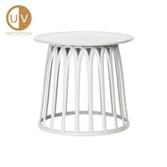 BASKET SIDE TABLE ΛΕΥΚΟ 49.5x49.5x44cm