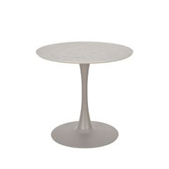 CASPIAN ΤΡΑΠΕΖΙ ΓΚΡΙ ΜΕ ΟΨΗ ΜΑΡΜΑΡΟΥ 80x80x75cm