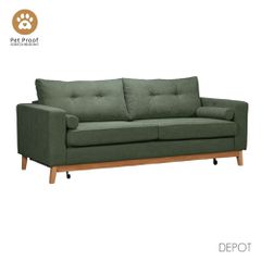 LUSSO ΚΑΝΑΠΕΣ ΚΡΕΒΑΤΙ 3ΘΕΣΙΟΣ ΛΑΔΙ LINO 77 218x85x87cm