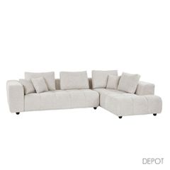 TOMOS ΚΑΝΑΠΕΣ ΓΩΝΙΑ ΔΕΞΙΑ BEIGE LEGASY 15 298x200x85cm