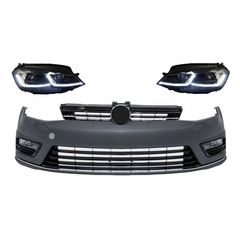 Emprós Profulaktíras kai Fanária Emprós LED katállhloi gia VW Golf 7 VII (2012-2017) RHD Ananéosh G7.5 Seirá R Look Sequential Dunamikó Fotismós strofís
