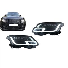 Fanária Emprós Plírhs LED katállhloi gia Land Range Rover IV Vogue SUV L405 (2013-2017) Metatropí se 2018-up