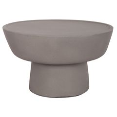 ΤΡΑΠΕΖΙ ΣΑΛΟΝΙΟΥ PIRSON HM18155.03 FIBER CEMENT ΣΕ ΓΚΡΙ--Φ60x36Υεκ.