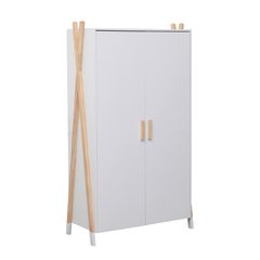 ΝΤΟΥΛΑΠΑ ΠΑΙΔΙΚH PASCHAL HM2494.03 ΛΕΥΚΗ ΜΕΛΑΜΙΝΗ-ΠΟΔΙΑ ΞΥΛΟ ΠΕΥΚΟΥ 96x44x170Υεκ.