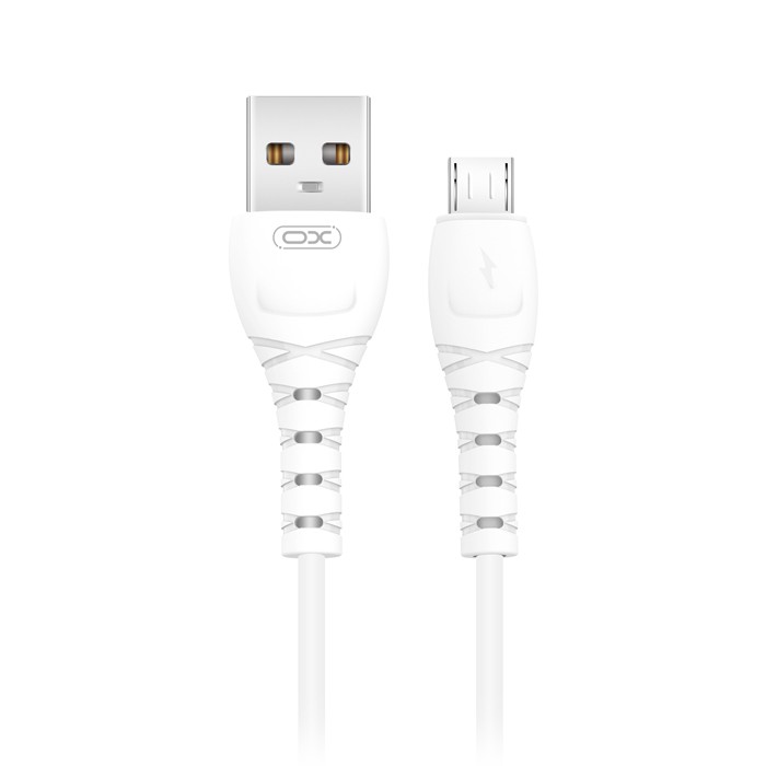 XO NB-Q165 REGULAR USB 2.0 TO MICRO USB CABLE WHITE 1M