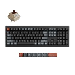 Keychron V6 Ultra (V6U-D4) QMK/VIA Wireless Custom Mechanical Keyboard Banana Switch RGB 100% US