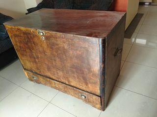 Vintage ξύλινο σεντούκι με συρτάρι
