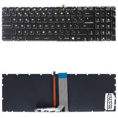 Teclado Español para Portátil - Spanish Laptop Keyboard για MSI GS60 PX60 2QD MS-16H6 6QD 6QE MS-16H8 WE63 8SI 8SJ WE73 8SJ 8SK WT75 8SK 8SL 8SM V143422AK1 V143422BK2 V143422CK2 ES No Frame Backlight