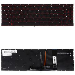 Teclado Español para Portátil - Spanish Laptop Keyboard για MSI Pulse GL66 GF66 GF76 NSK-FG1ABN NSK-FG0DBN 9Z.NK1BN.D01 9Z.NK2BN.A1D 9Z.NK2BN.A0R 9Z.NK1BN.D1D 9Z.NK1BN.C1D ES Nο Frame Backlight Red (
