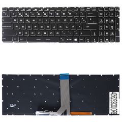 Teclado Español para Portátil - Spanish Laptop Keyboard για MSI GS60 PX60 2QD MS-16H6 6QD 6QE MS-16H8 WE63 8SI 8SJ WE73 8SJ 8SK WT75 8SK 8SL 8SM V143422AK1 V143422BK2 V143422CK2 ES No Frame RGB Backli