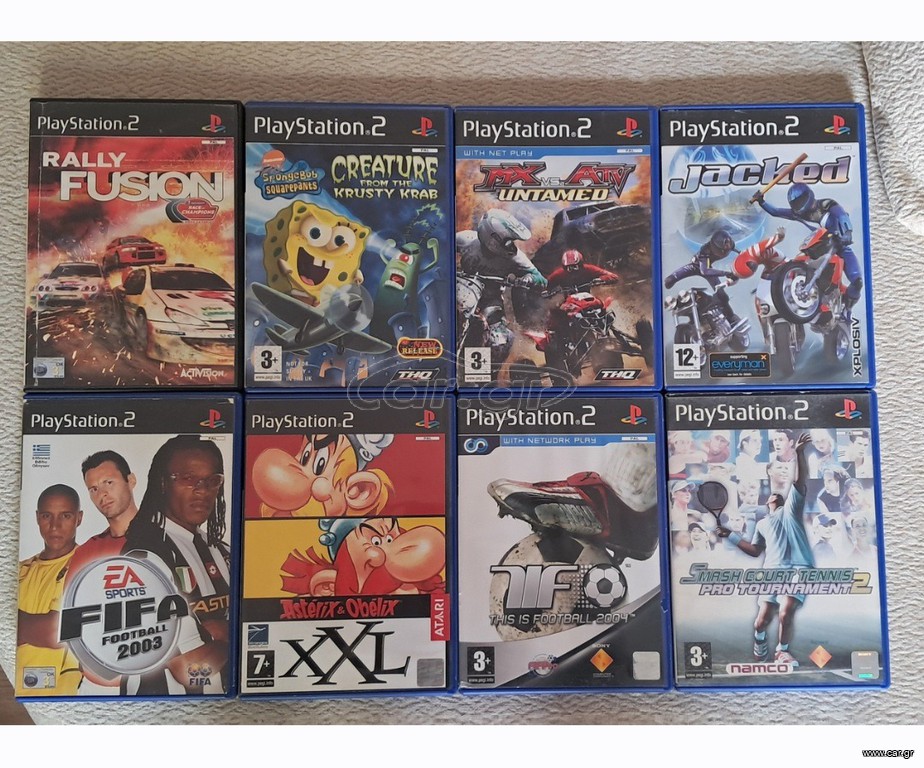 Playstation2  games  "γνήσια"