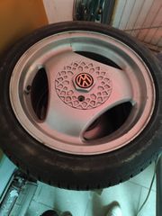 Ζαντες από golf mk2 195/50/15 μαζί με λάστιχα.