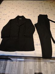 Σετ μαύρο παντελονι - overshirt
