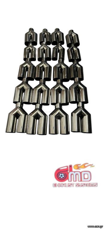 Χειροποίητες μπούκες 2/1 , Inox 304 , Φ63,70,76,80