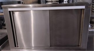 Ποτηριέρα Ανοξείδωτη 120x41x7Cm - Μεταχειρισμένη.