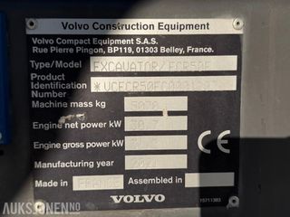 Εκσκαφέας Με Ερπύστριες Volvo 2021 ECR50F-thumb-28