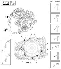 ΣΑΣΜΑΝ ΑΥΤΟΜΑΤΟ 6Τ40 ASTRA J/ZAFIRA C  A14NET/B14NET   24274398  RATIO 3.53 IDENT (6CVW)