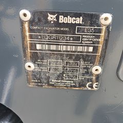 Εκσκαφάκι (διαβολάκι) Bobcat 2016 E 35 ΜΟΝΤΕΛΟ 2016 ΕΓΚΑΤΑΣΤΑΣΗ ΣΦΥΡΑΣ 3 ΚΟΥΒΑΔΕΣ-thumb-9