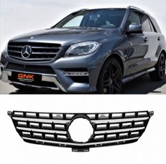 ΜΑΣΚΑ ΕΜΠΡΟΣ Mercedes Benz ML-Class W166 (2012-2016) AMG black chrome Grill