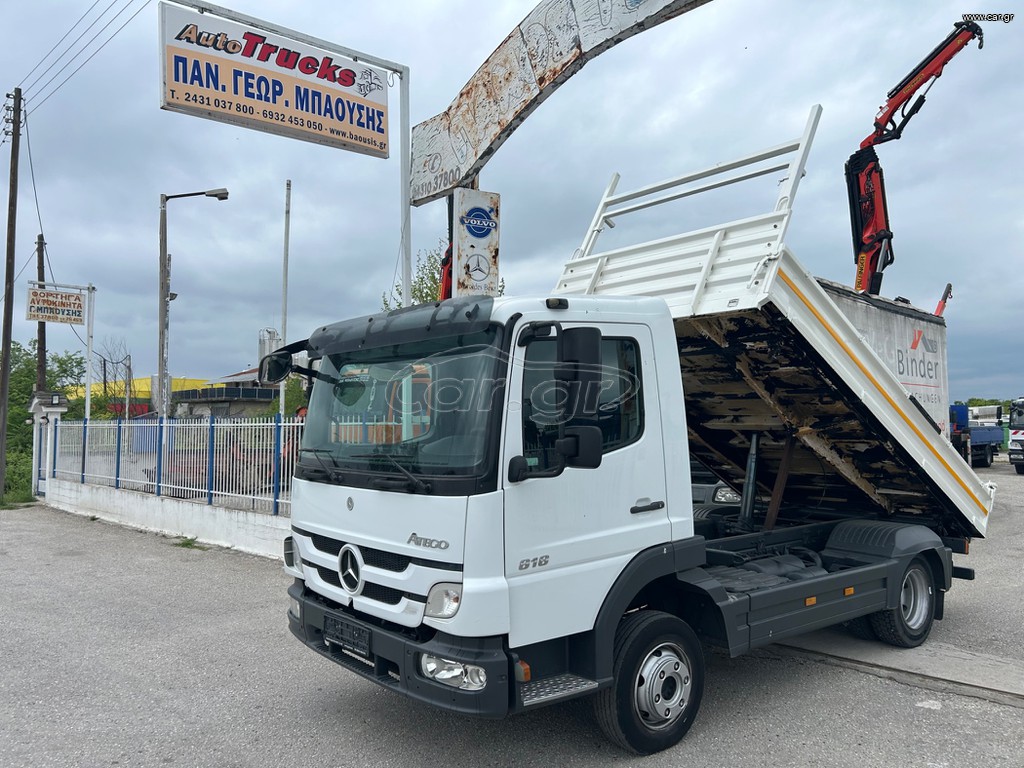 Ανατροπή Mercedes-Benz 2012 818 ATEGO 89000km (815 816 817 821 822 823)