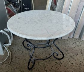 ΤΡΑΠΕΖΙ ΜΑΡΜΑΡΙΝΟ ΡΟΤΟΝΤΑ 110 CM