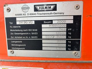 Οδοστρωτήρες Hamm 2006 DV 90  VO-thumb-9