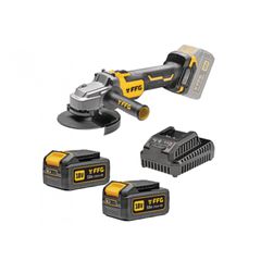 AG 125 18V PRO Γωνιακός Τροχός Μπαταρίας 18V (2x5.0Ah) - ΜΕ ΜΠΑΤΑΡΙΑ & ΦΟΡΤΙΣΤΗ - F.F. GROUP (#D00521)