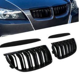 Μάσκες καρδιές μαύρο γυαλιστερό M4 Look - Bmw E90 / 2005-2008 Pro facelift