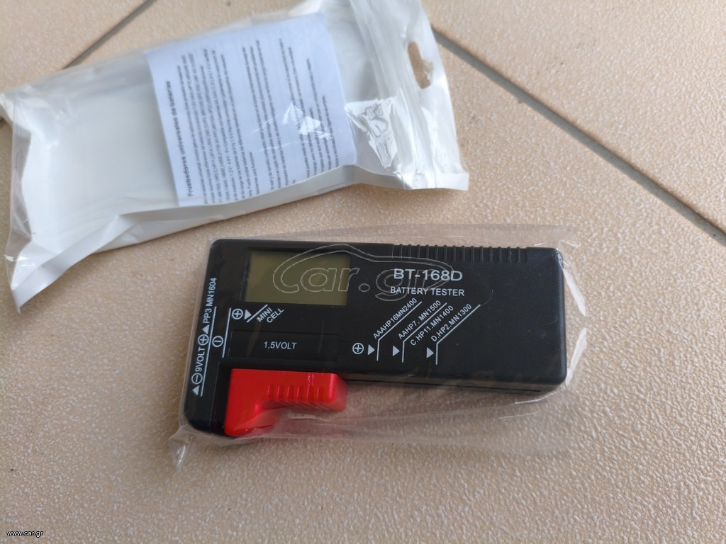 Ψηφιακός ελεγκτής μπαταριών BT-168D.