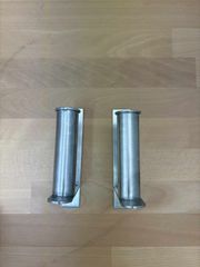 Στηρίγματα Ράγας IKEA GRUNDTAL (Inox) – Σετ 2 Τεμαχίων