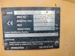 Εκσκαφάκι (διαβολάκι) Komatsu 2006 PC30-thumb-6