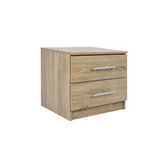 ΚΟΜΟΔΙΝΟ ΜΕΛΑΜΙΝΗΣ CHELSEA HM2220.02 SONAMA 48X40,5X41,5 εκ.