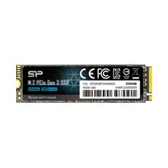 SILICON POWER SSD PCIe Gen3x4 P34A60 M.2 2280, 256GB, 2.200-1.600MB/s