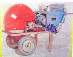 ΑΠΟΦΡΑΚΤΙΚΟ ΜΗΧΑΝΗΜΑ 2,5 Hp / 65 μέτρα μήκος ελατηρίου/  φ28 με όλα τα παρελκόμενα