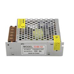 ΤΡΟΦΟΔΟΤΙΚΟ ΑΝΟΙΚΤΟΥ ΤΥΠΟΥ SWITCHING 60W 12V 5A