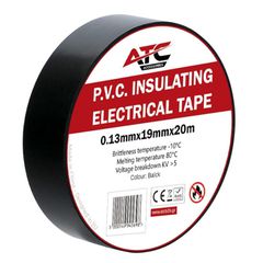 ATC ΜΟΝΩΤΙΚΗ ΤΑΙΝΙΑ PVC ΜΑΥΡΗ